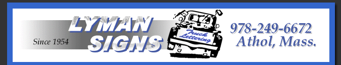 Lyman Signs & Truck Letter